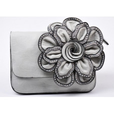 Charming gray handbag for women X-2171