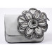Charming gray handbag for women X-2171