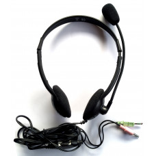 Headphones with microphone and volume control HP-1